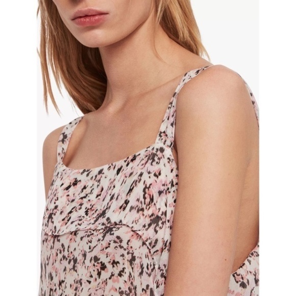 NWT AllSaints Mio Freefall Floral Blouse Top - Size Small - Picture 8 of 11